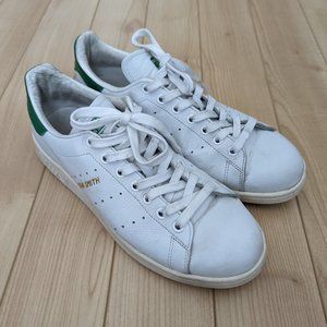 Adidas Originals Mens Stan Smith White Green Shoes Sneakers Size 9